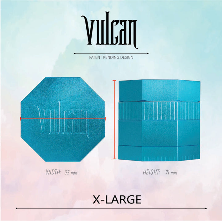 Vulcan 4-Piece Grinder 3" (Blue)