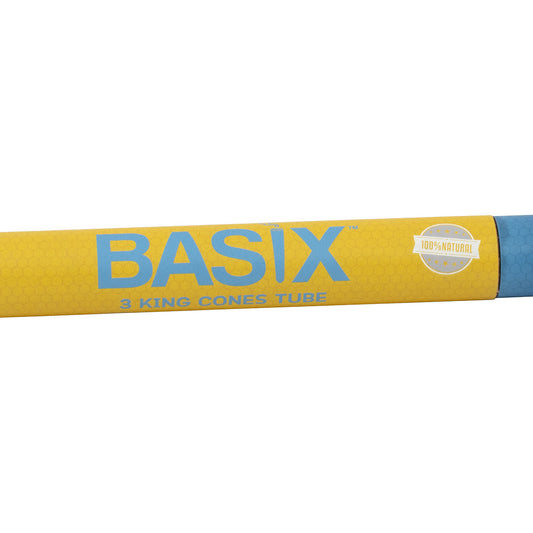 3 Pack Basix Pre Roll Cones close up packaging