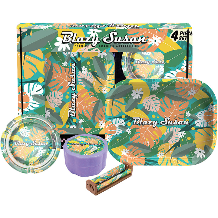 4-Piece Blazy Susan Smokers Kit (Summer Trees)