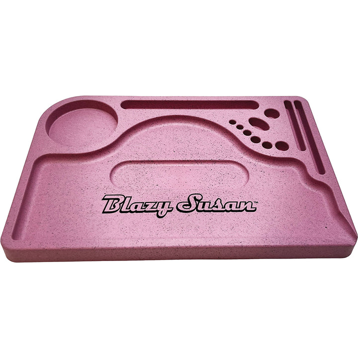 Blazy Susan Hemp Rolling Tray (Pink)