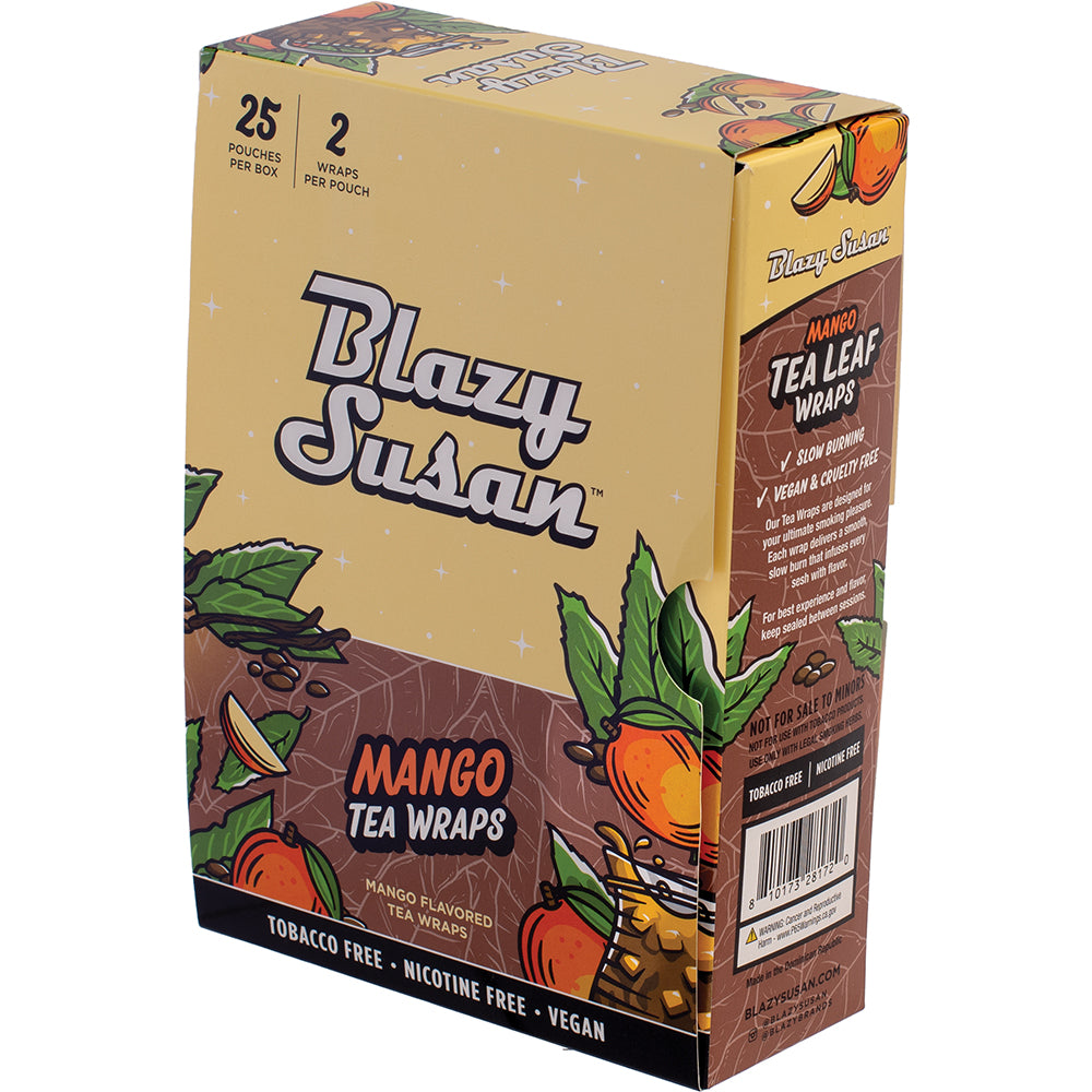Blazy Susan Mango Tea Wraps (50 Count)