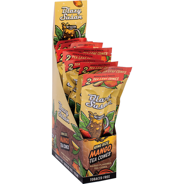 Blazy Susan King Size Mango Tea Cones (20 count)