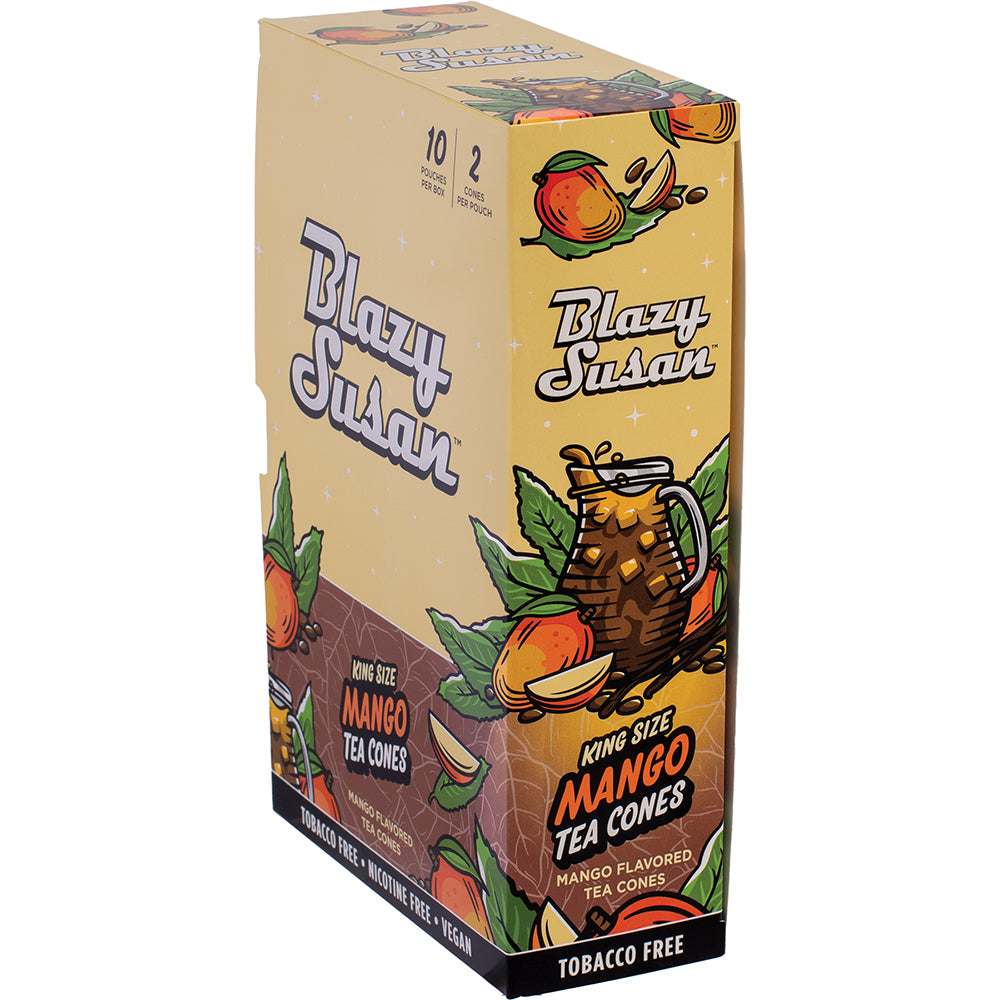 Blazy Susan King Size Mango Tea Cones (20 count)