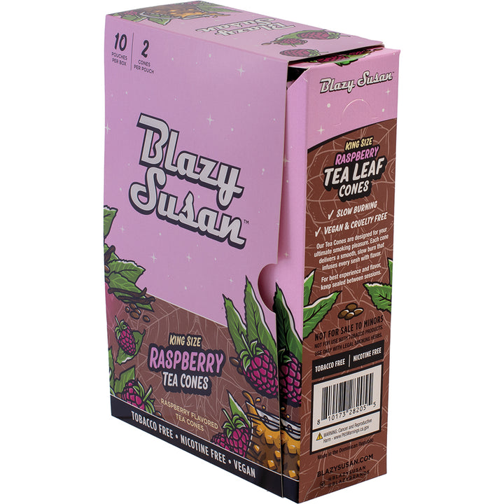 Blazy Susan Raspberry King Size Tea Cones (20 count)
