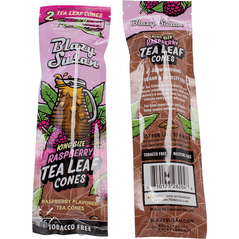 Blazy Susan Raspberry King Size Tea Cones (20 count)