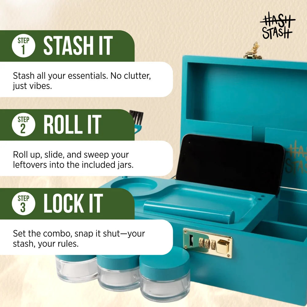 HashStash OG Stash Box (Teal)