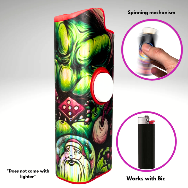 Fidget Spinner Lighter Case (Boogie Man)