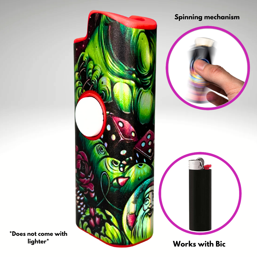 Fidget Spinner Lighter Case (Boogie Man)