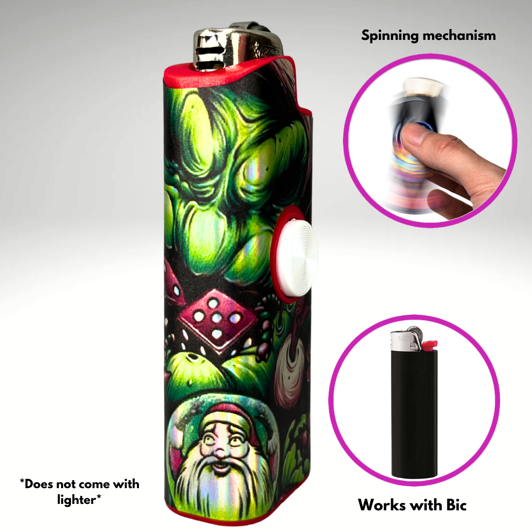 Fidget Spinner Lighter Case (Boogie Man)