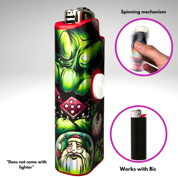 Fidget Spinner Lighter Case (Boogie Man)