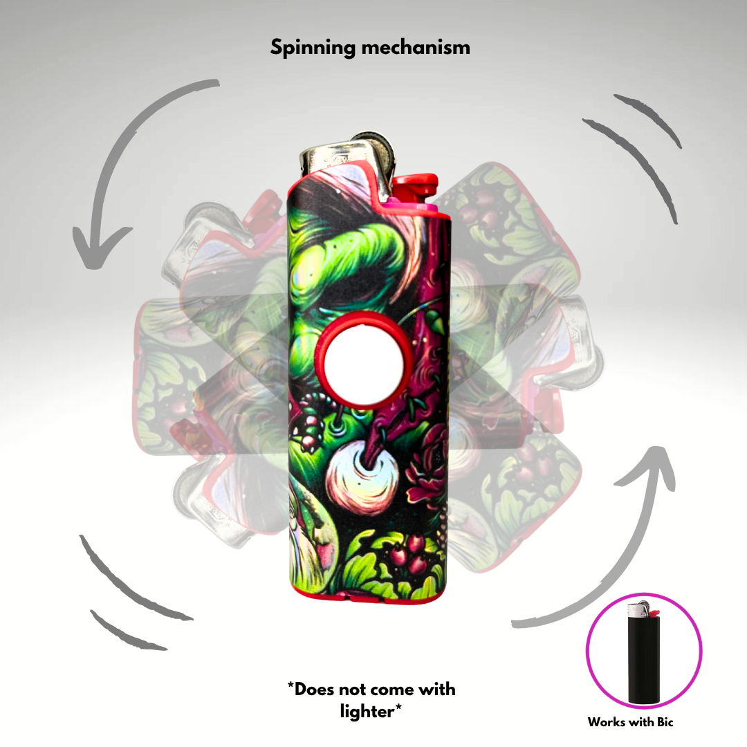 Fidget Spinner Lighter Case (Boogie Man)