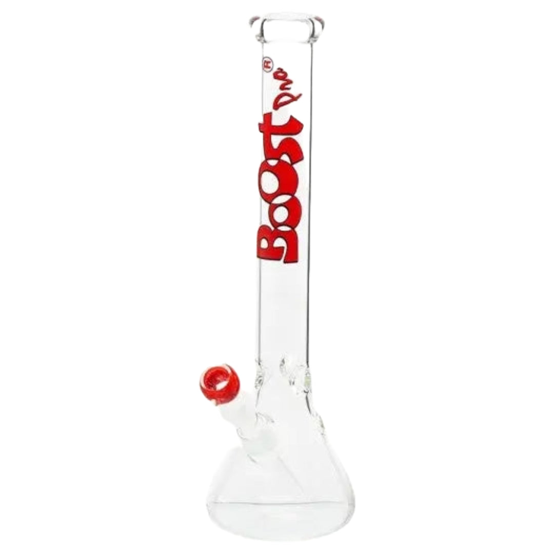 boost 17" colored logo beaker bong