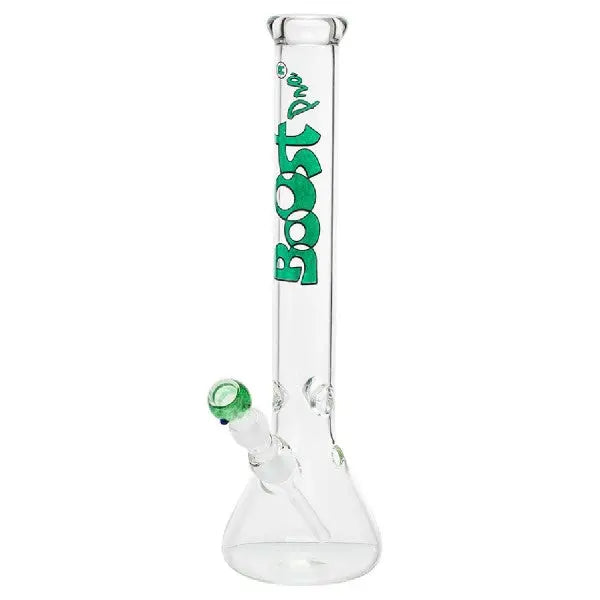 boost 17" colored logo beaker bong