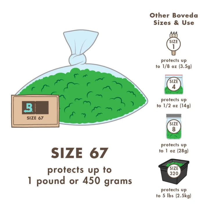 boveda 62 2 way relative humidity control size 67