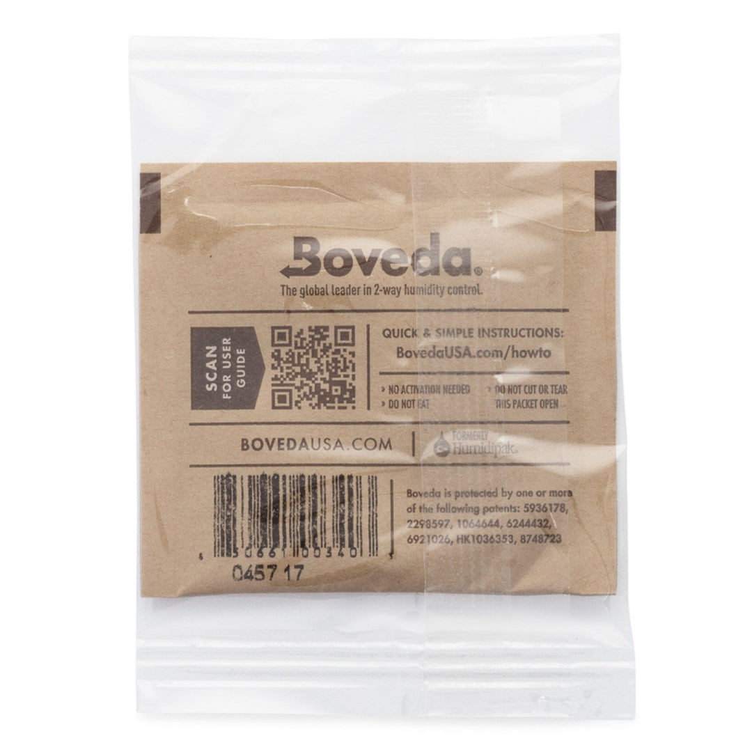 boveda 62% 2 way relative humidity control packs size 8