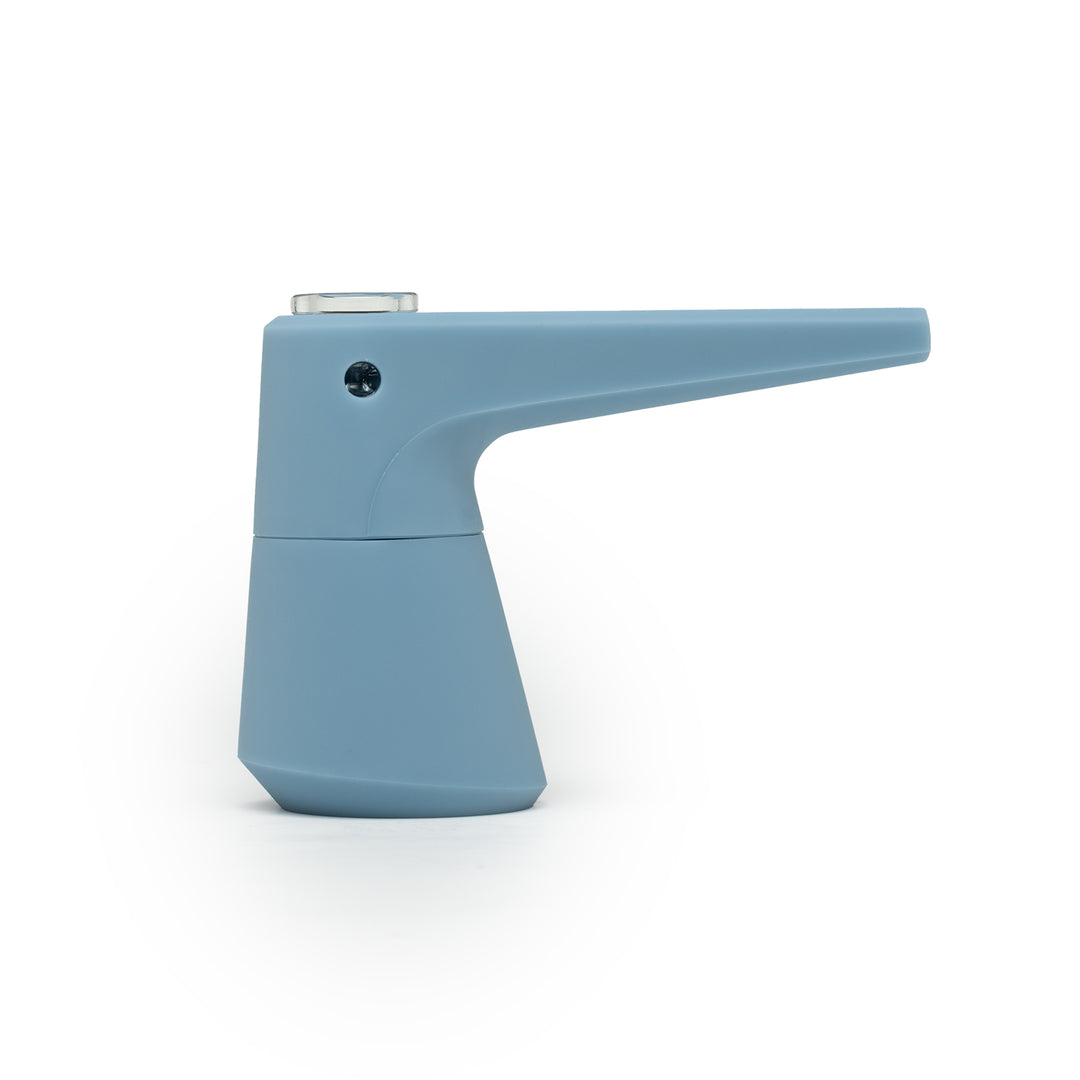 Softglass Pier Bubbler (Cerulean Blue)