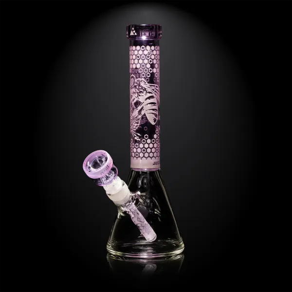 Milky Way Glass Nectar 11" Beaker Bong (Purple)