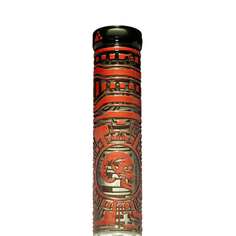 Milky Way Species 14" Beaker Bong (Red)