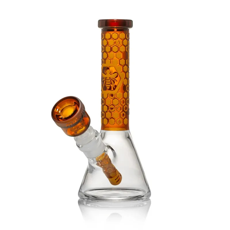 Milky Way Combs 7.5" Beaker Bong (Amber)