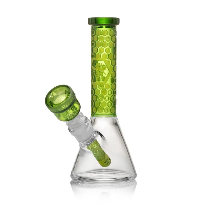 Milky Way Combs 7.5" Beaker Bong (Green)