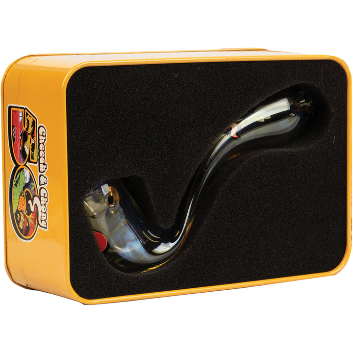 Cheech & Chong Color Changing Sherlock Hand Pipe + Collectors Tin