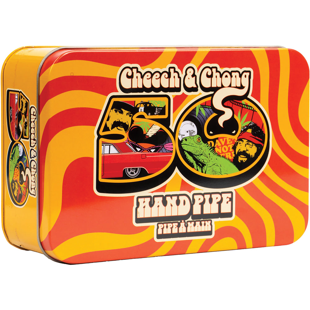 Cheech & Chong Color Changing Sherlock Hand Pipe + Collectors Tin
