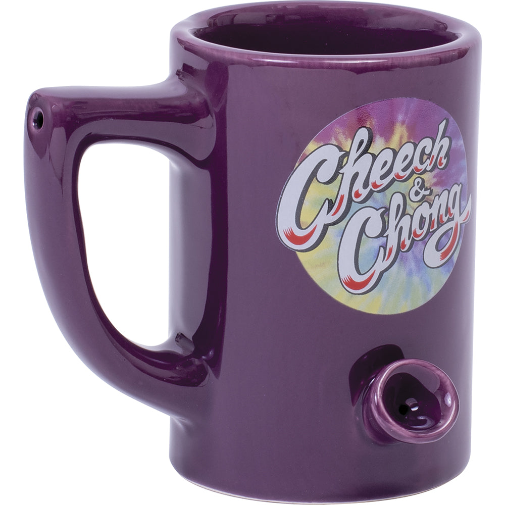 Purple Cheech & Chong Coffee Mug Pipe