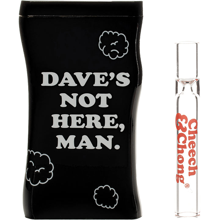'Dave's Not Here Man' Dugout with Glass Chillum