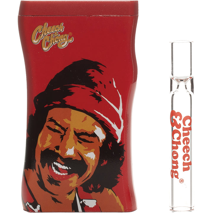 'Pop Art' Dugout with Glass Chillum