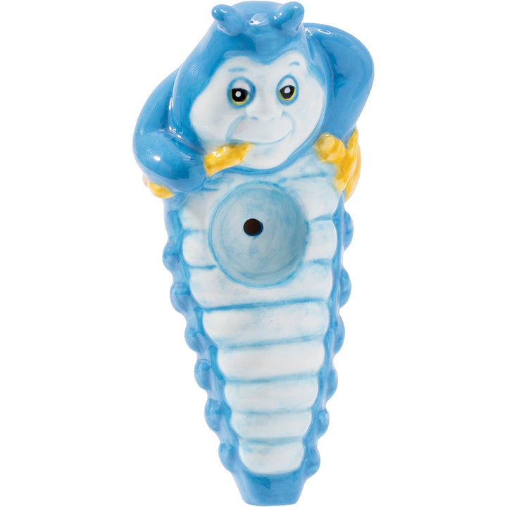 Smoking Caterpillar Ceramic Pipe