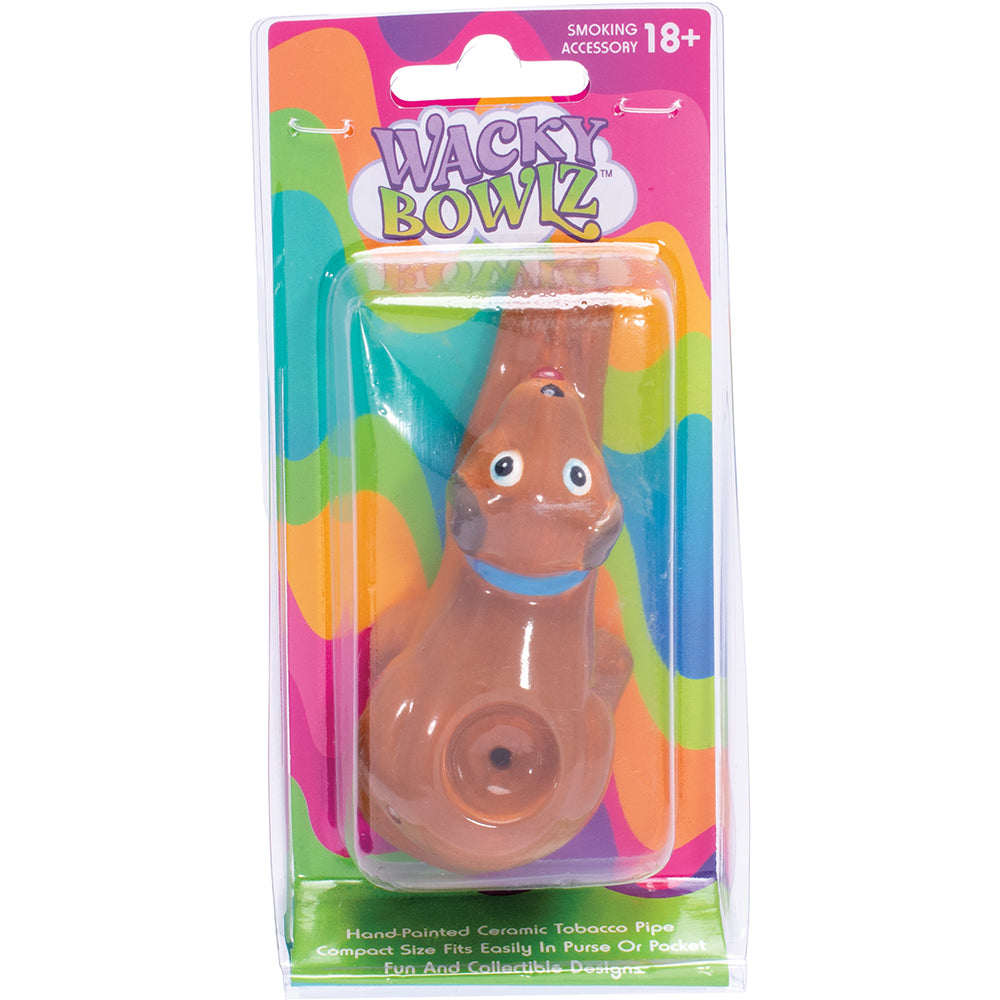 Brown Dog Ceramic Pipe