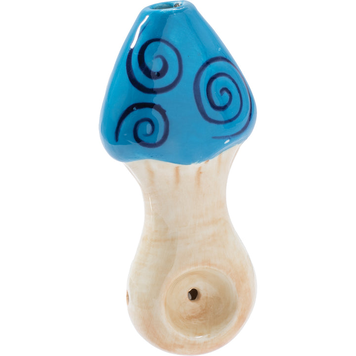 Blue Swirl Ceramic Pipe