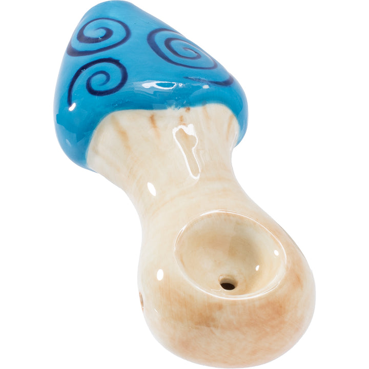 Blue Swirl Ceramic Pipe