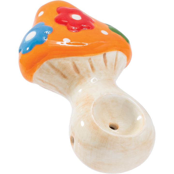 Flower Mushroom Ceramic Pipe