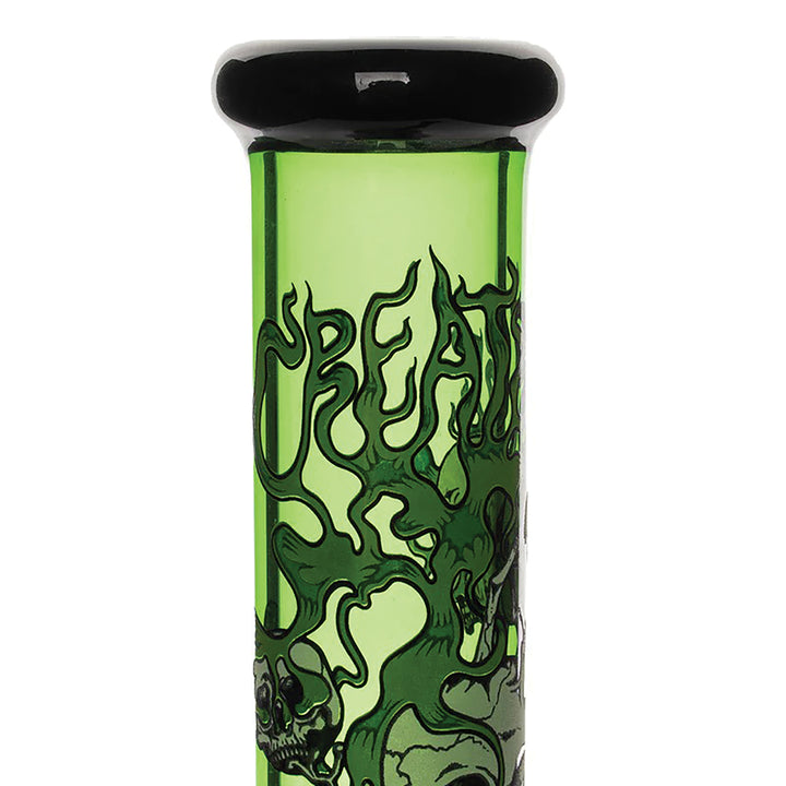 Creature 'Smoking Skulls' 10" Beaker Bong (Glow in the Dark)