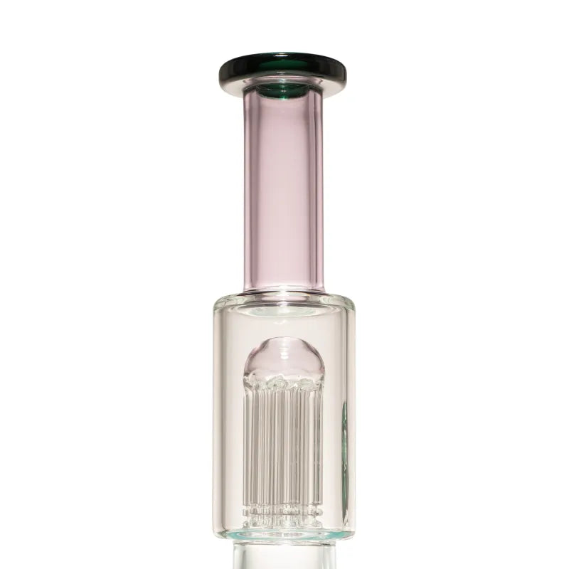 Milky Way 9" Stack Perc Mini Beaker Bong (Pink)