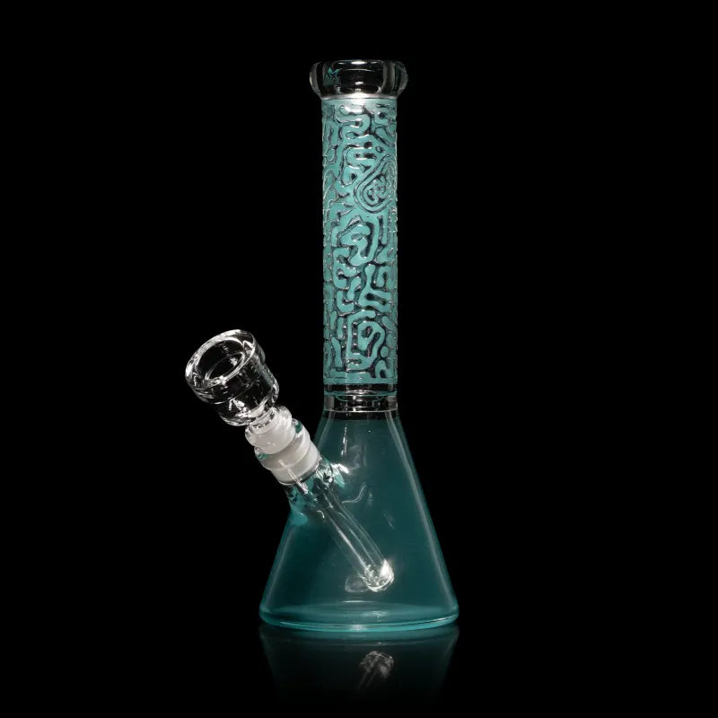 Milky Way Mitochondria 10" Beaker Bong (Teal)