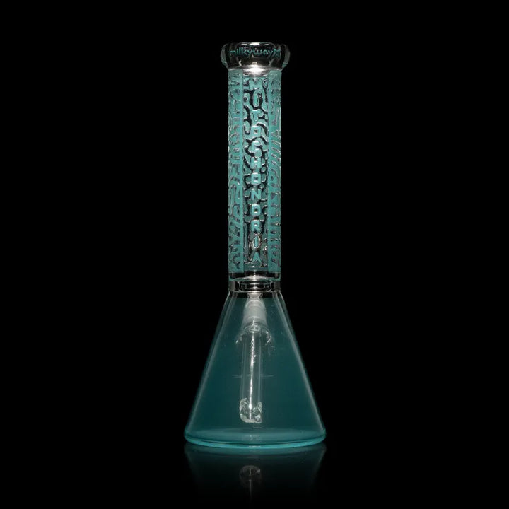 Milky Way Mitochondria 10" Beaker Bong (Teal)