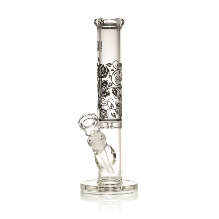Milky Way Roses 14" Straight Tube (Clear with Black)