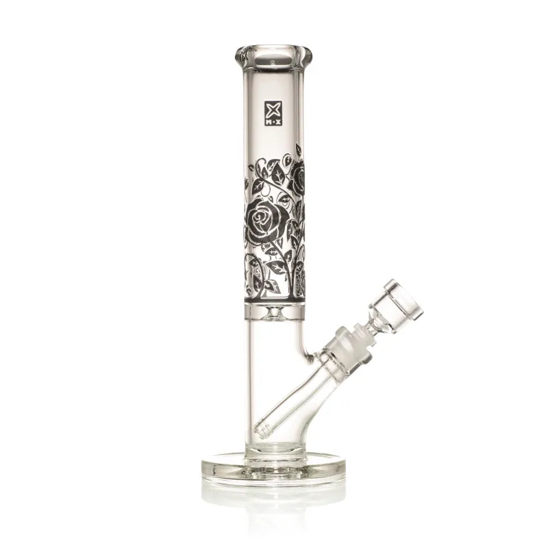 Milky Way Roses 14" Straight Tube (Clear with Black)