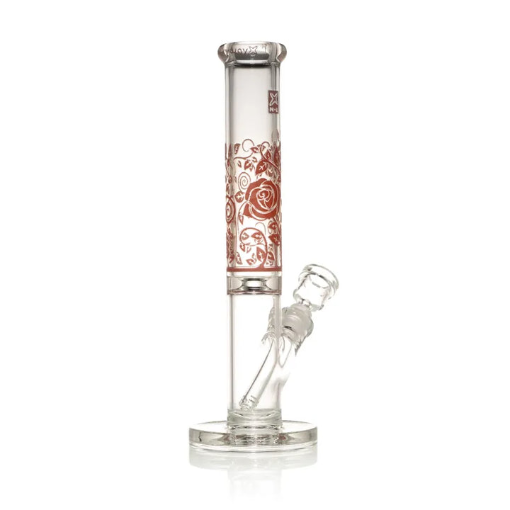 Milky Way Roses 14" Straight Tube (Clear with Red)