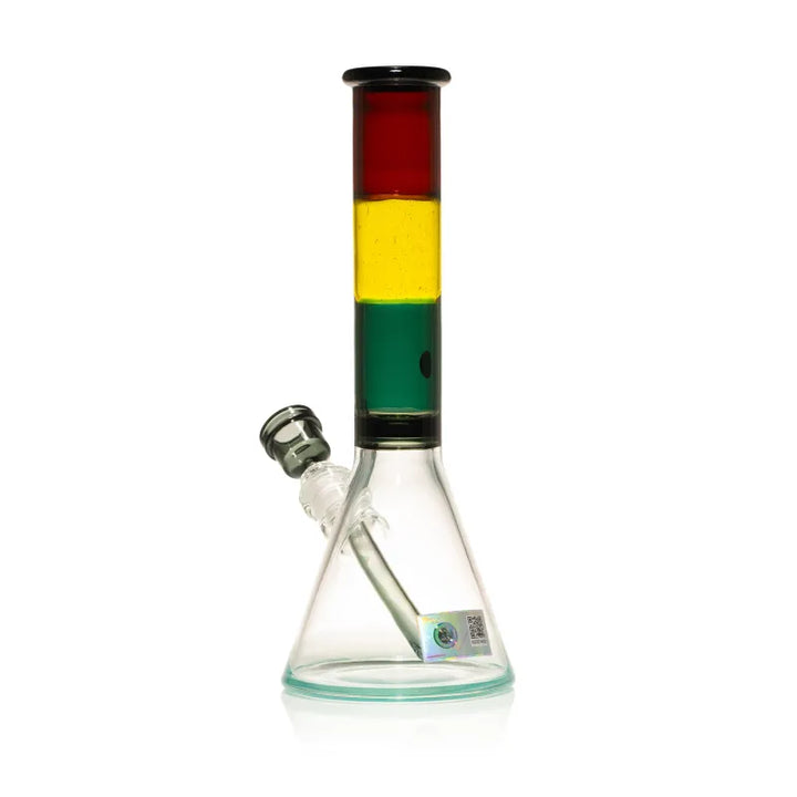 Milky Way 14" Beaker Bong (Rasta)