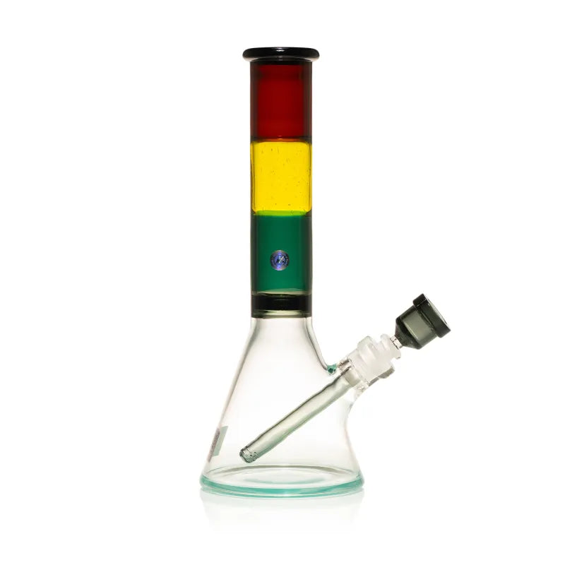 Milky Way 14" Beaker Bong (Rasta)