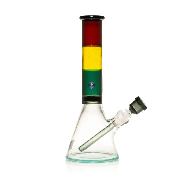 Milky Way 14" Beaker Bong (Rasta)