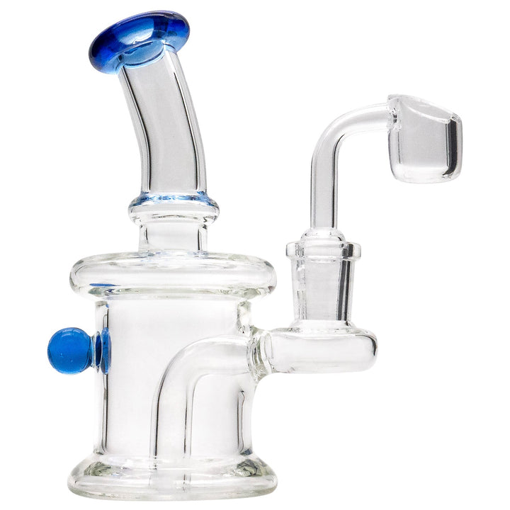 CaliConnected Barrel Dab Rig Blue