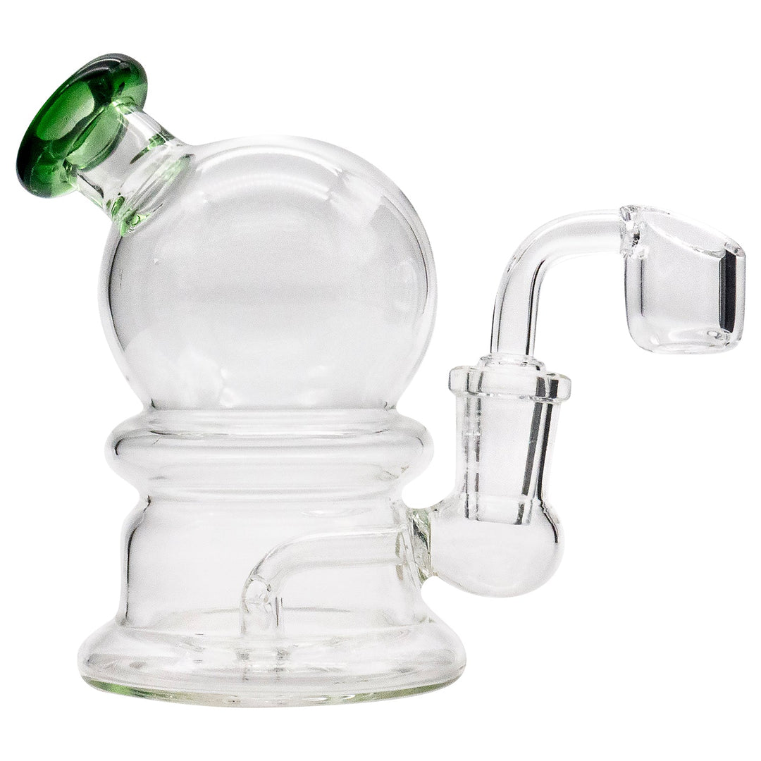 caliconnected 4.5 snow globe dab rig green