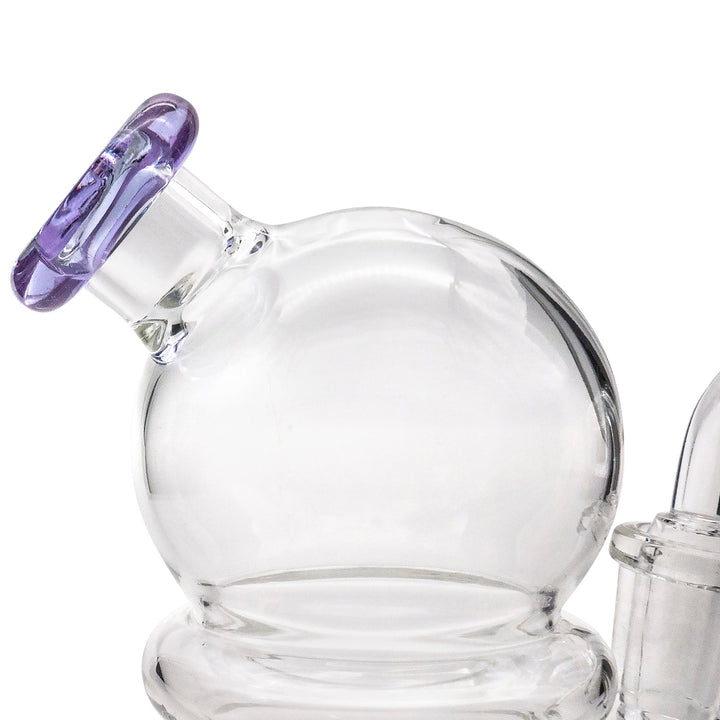 caliconnected 4.5 snow globe dab rig neck