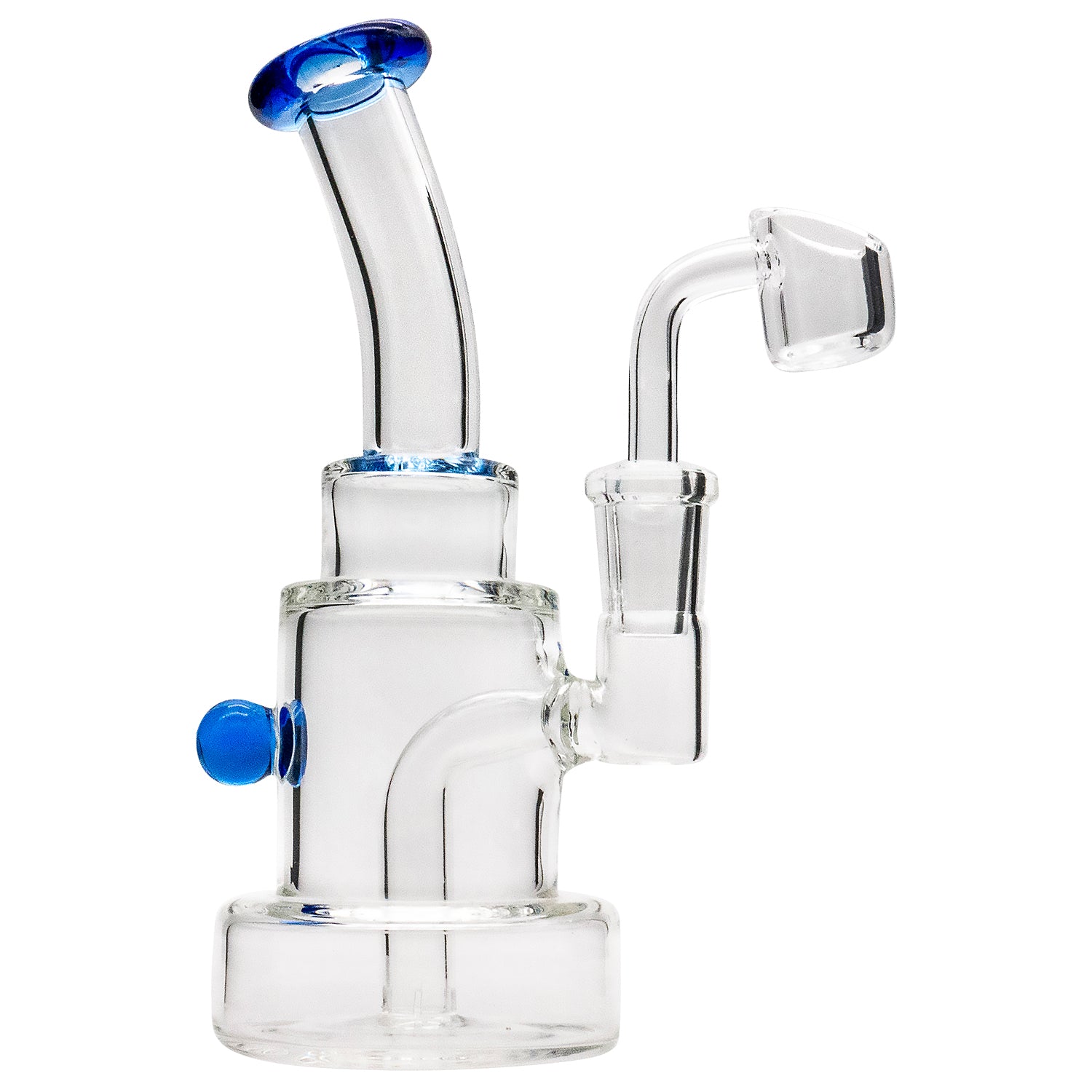 CaliConnected 6.5” Stacked Cake Dab Rig – SnowTree