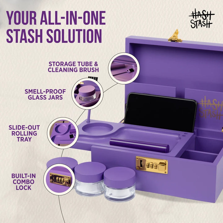 HashStash OG Stash Box (Purple)