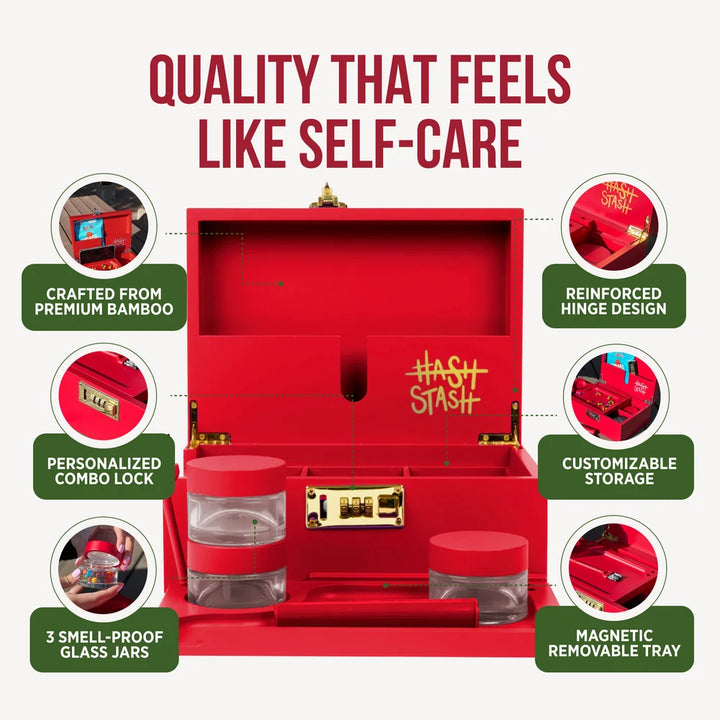 HashStash OG Stash Box (Red)